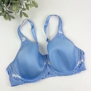 Wacoal Basic Benefits Contour Lace Bra Style 853290 in Blue Size 38C